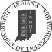 Indiana Department of Transportation Logo Black and White